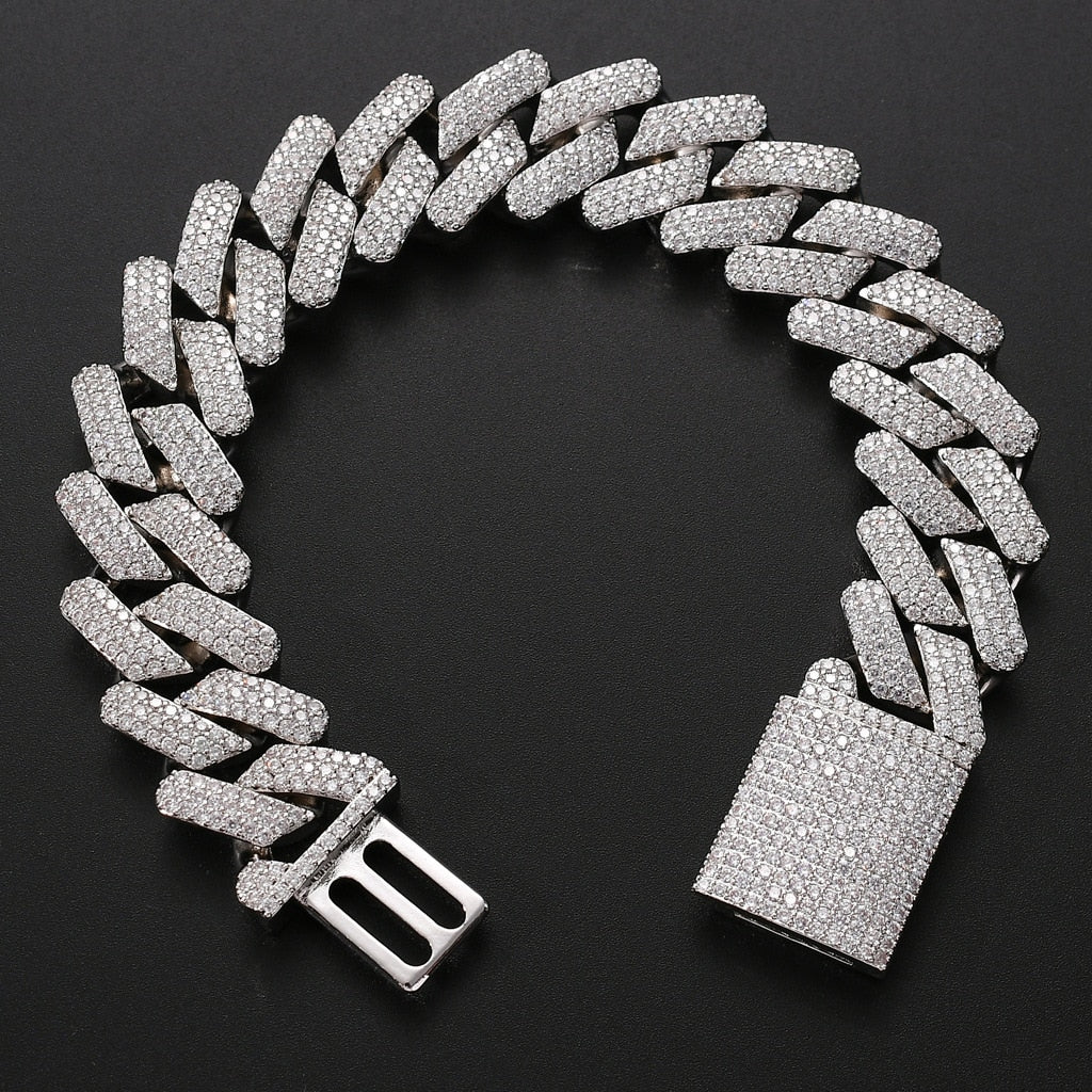 20MM Full Diamond Cuban Link Chain