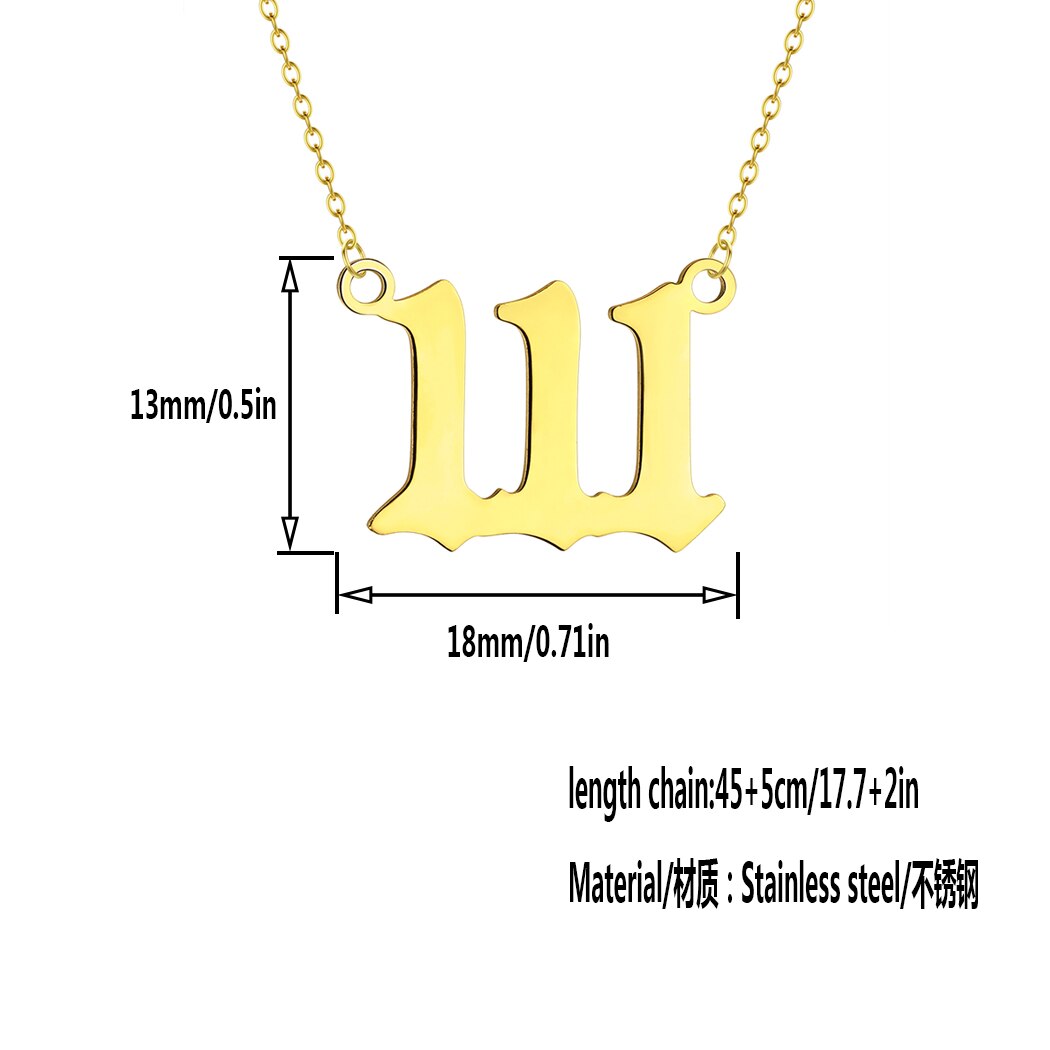 Angel Number Pendant Necklace