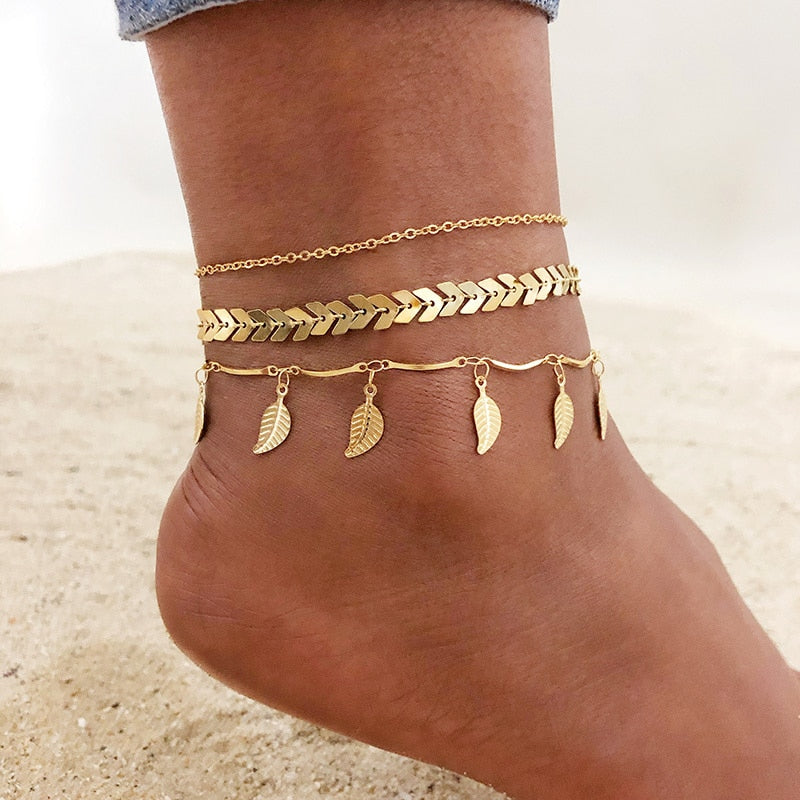 Multi styled Anklets