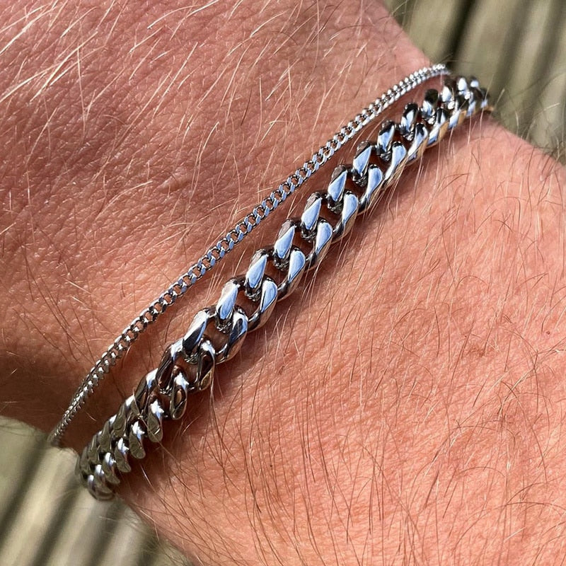 3-11mm Cuban Link Bracelets