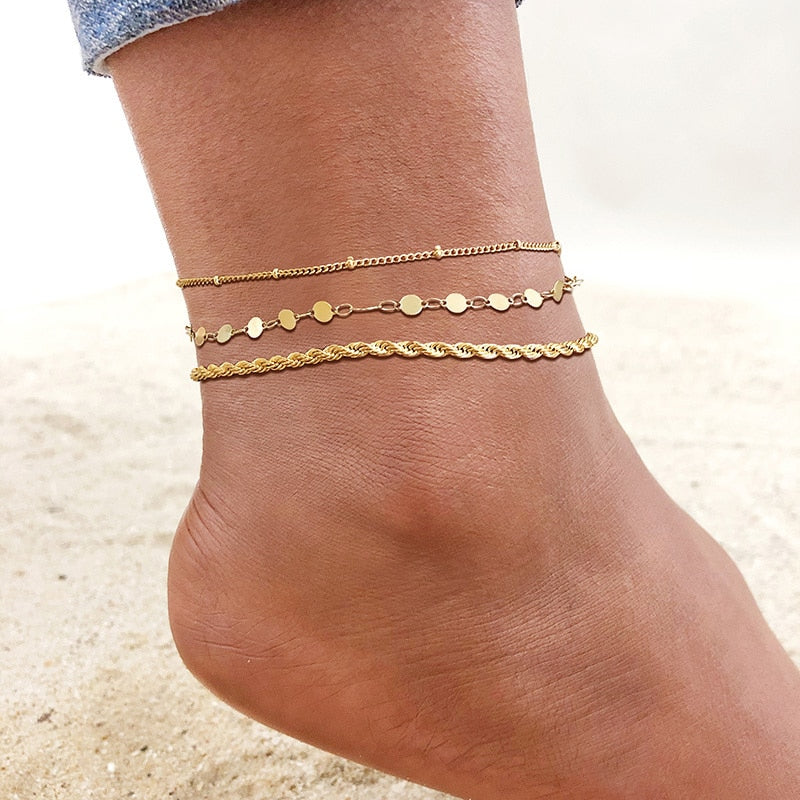 Multi styled Anklets
