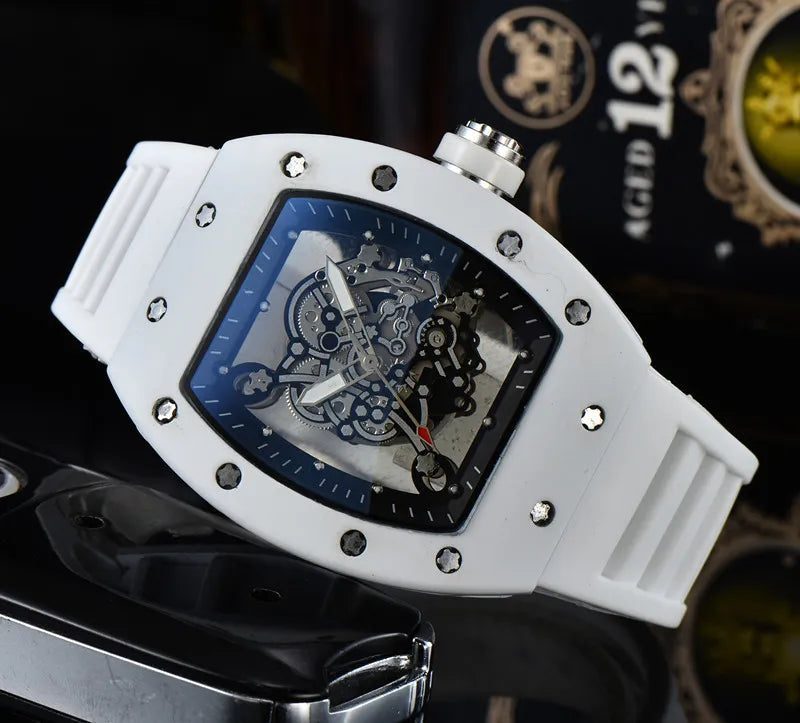 RM Transparent Bottomless Fully Functioning Luxury Business Watch
