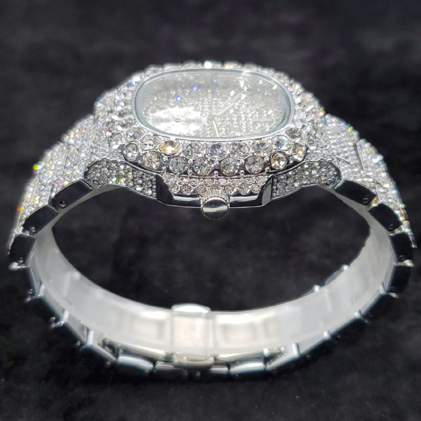 New Moissanite Watch Iced Out