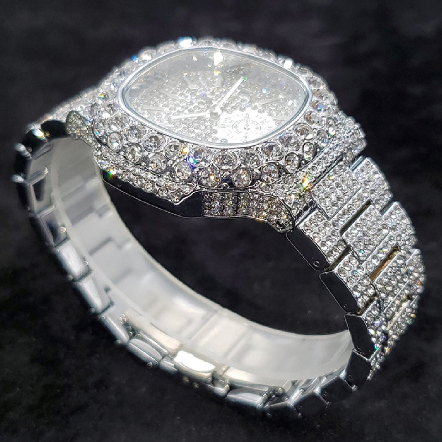 New Moissanite Watch Iced Out