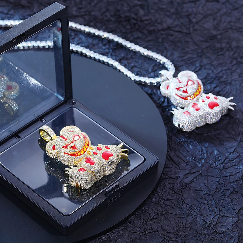 Luxury VVS Moissanite Gremlin Pendant