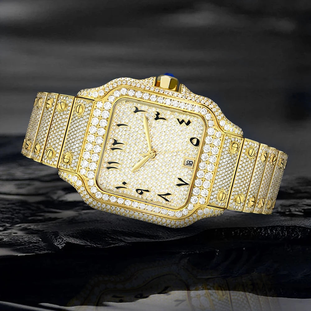 Buss Down VVS Moissanite Watch Pass Diamond Tester