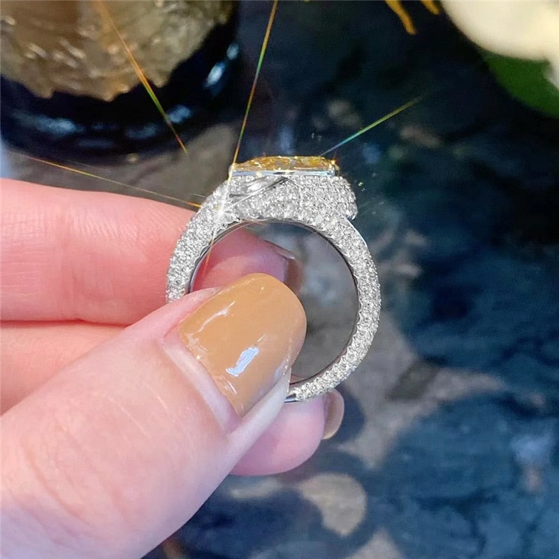 Yellow Diamond Ring