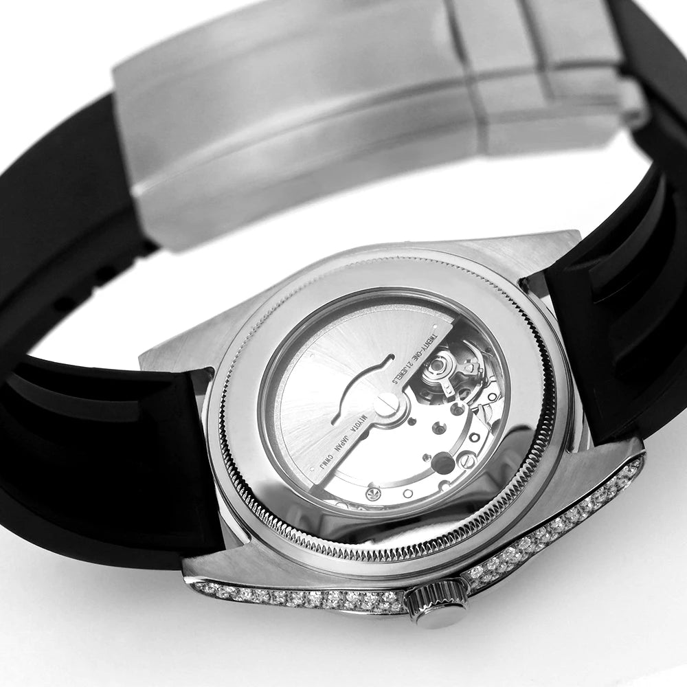 Luxury Iced Out Moissanite Diamond Watch Pass Diamond Tester