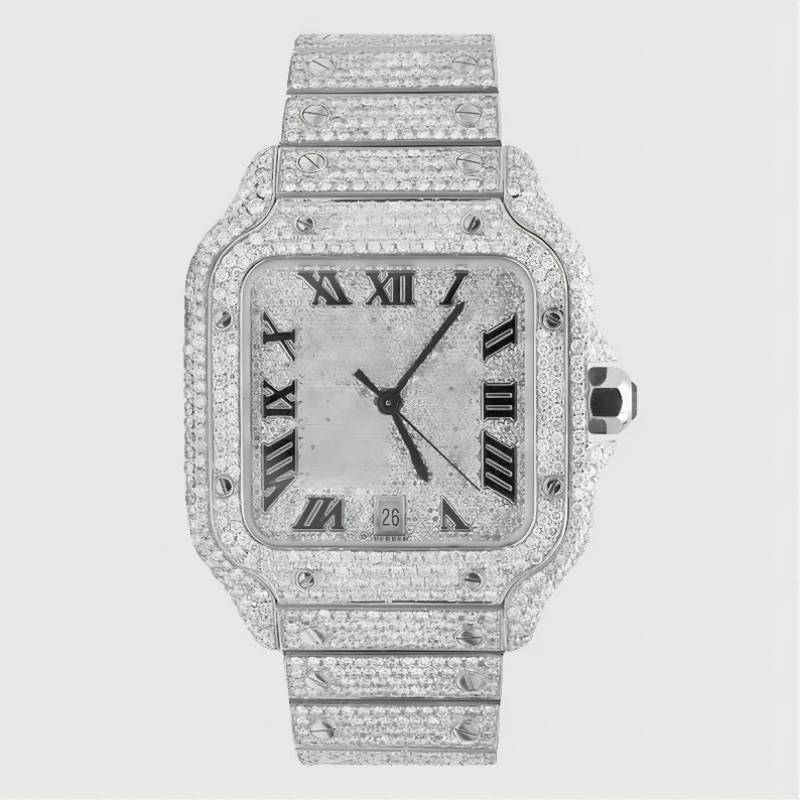 Iced Out Baller Square Bust Down Watch