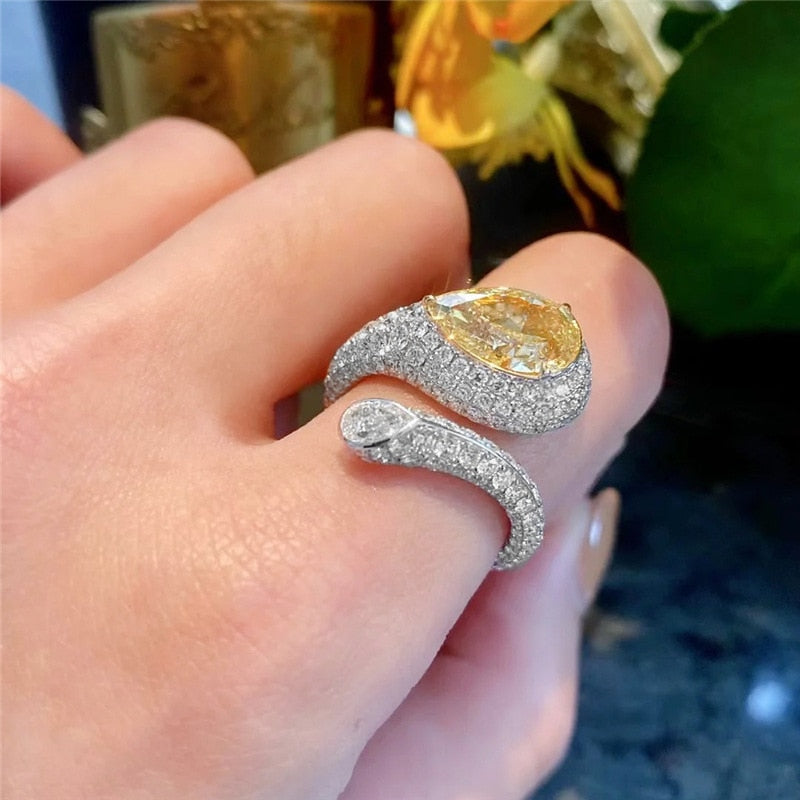 Yellow Diamond Ring