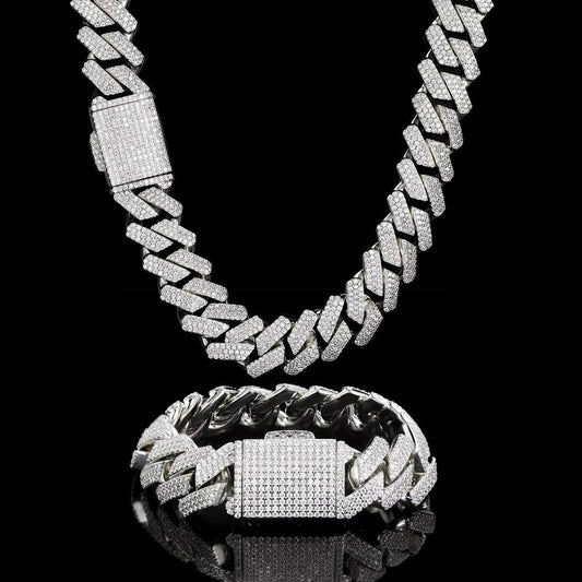 Miami VVS Moissanite Cuban Link Chain