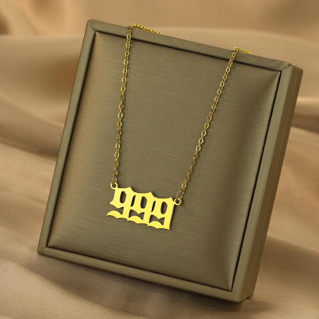 Angel Number Pendant Necklace