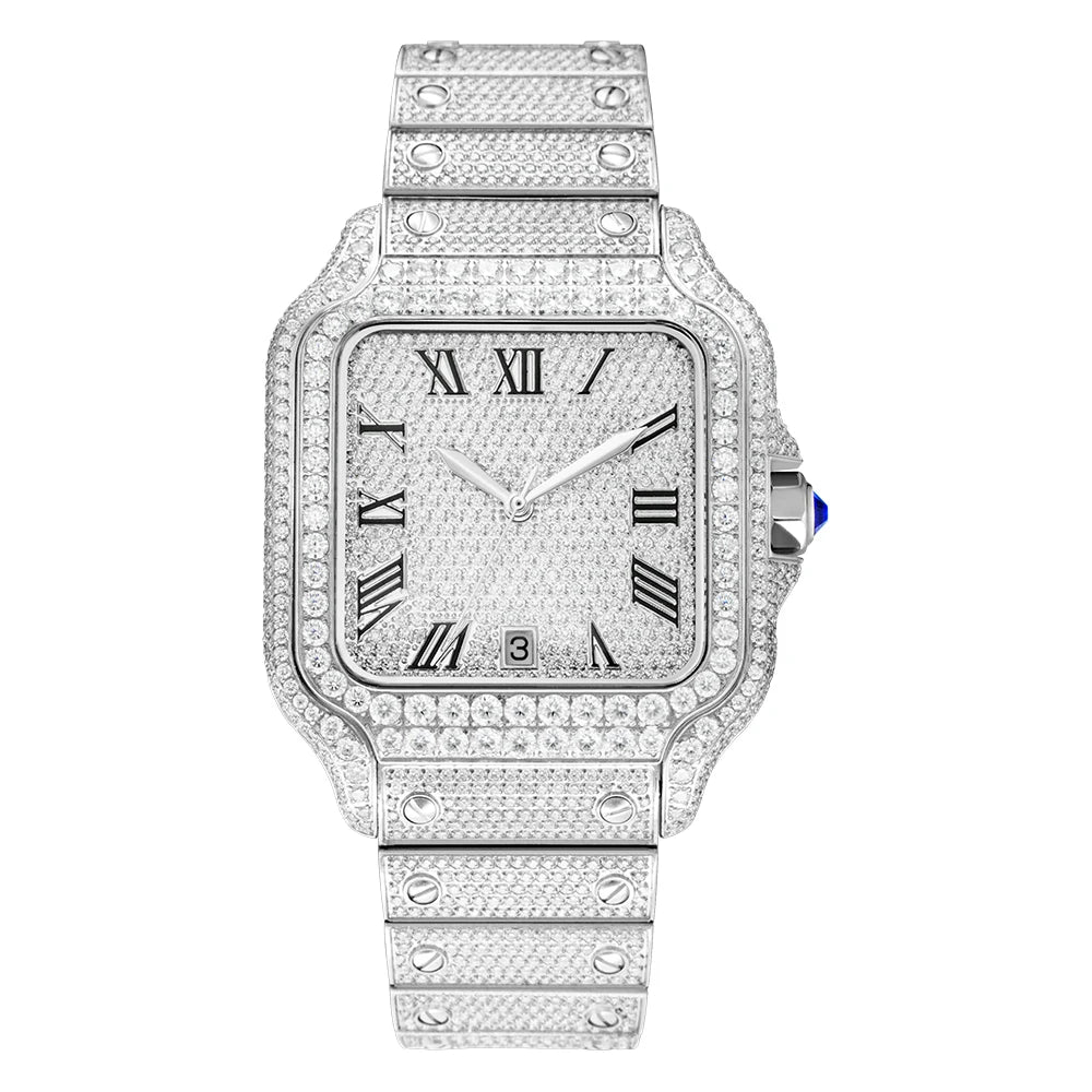 Buss Down VVS Moissanite Watch Pass Diamond Tester