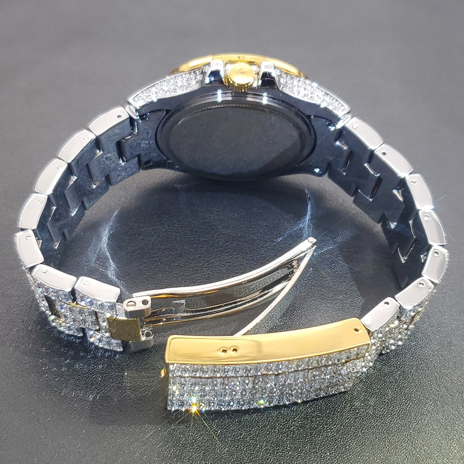 Fully Iced Baguette Watch