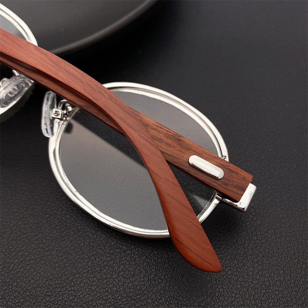 Real Moissanite Diamond Sun Glasses With Wood Body