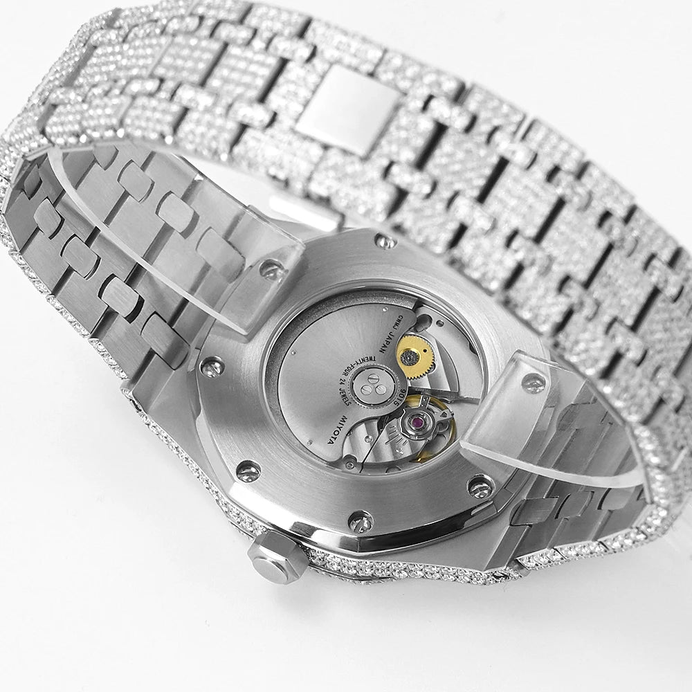 Buss Down Moissanite Iced Out Watch