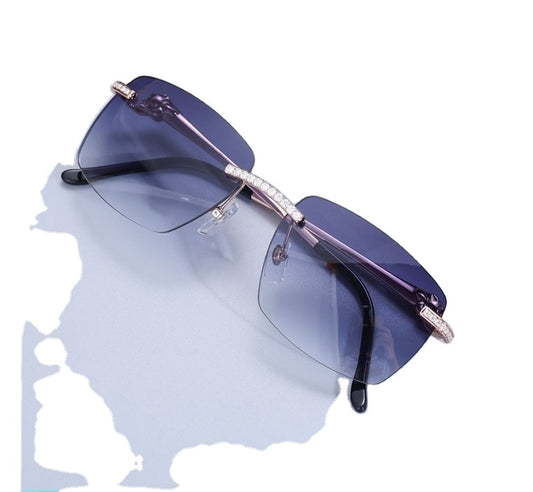 Handmade VVS Moissanite Diamond Iced Out Sunglasses