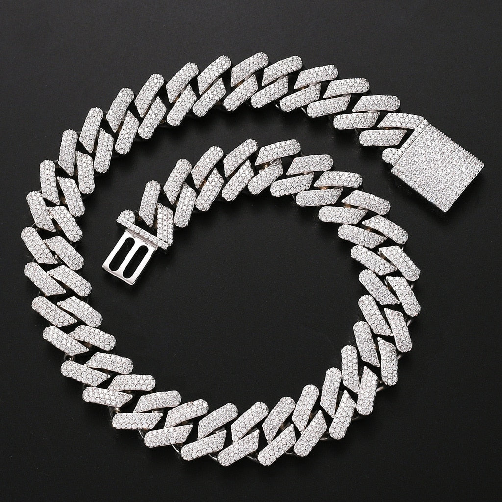 20MM Full Diamond Cuban Link Chain