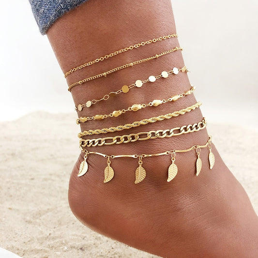 Multi styled Anklets